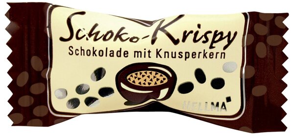 Schoko-Krispy, Reisknusperkern mit Vollmilchschokolade umhüllt, 380 Portionen à 1,1 g