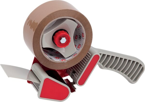 Packbandabroller, für Rollen bis 50 mm x 66 m, Metallmesser