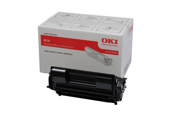 Toner 01279201, für OKI Drucker, ca. 25.000 Seiten, schwarz