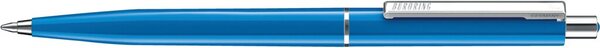 Druckkugelschreiber, Gehäuse blau, Schreibfarbe blau, Strichstärke M