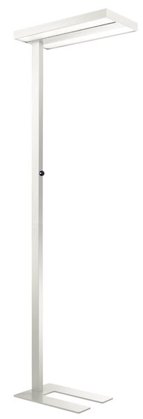 LED-Stehleuchte, dimmbar, 336 LEDs, Aluminium, weiß