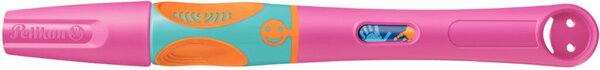 Schulfüller griffix, Rechtshänder, Feder A (Anfänger), inklusive Tintenpatrone, lovely pink