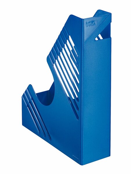 Zeitschriftenbox, DIN A4+, blau, Fassungsvermögen: 80 mm