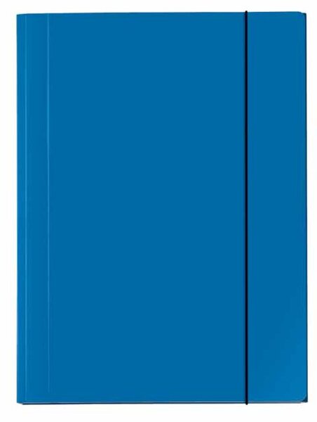 Sammelmappe Velocolor, DIN A4, Gummizugverschluss, hellblau