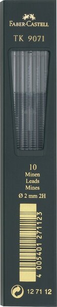 Fallmine 9071, Ø 2 mm, Härtegrad 2H, 10 Stück