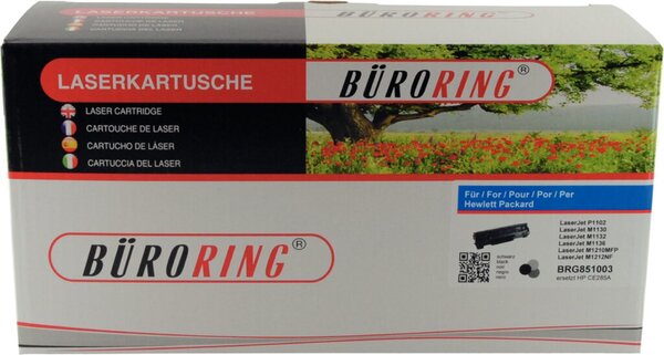Toner Cartridge, ersetzt HP CE285A, ca. 1.600 Seiten, schwarz