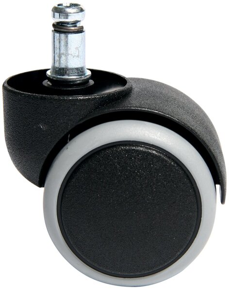 Rollen für Hartböden, schwarz, Ø 5 cm, für Marmor, Laminat, Parkett, passend für Modell Point 30/60, Support SY Open Point SY