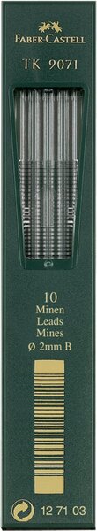 Fallmine 9071, Ø 2 mm, Härtegrad 3B, 10 Stück