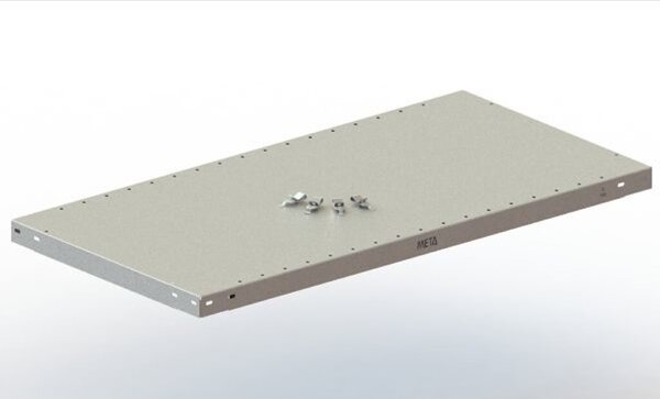 Boden Steckregal Set V150 Meta, (H x B x T) 40 x 1000 x 500 mm, Oberfläche verzinkt