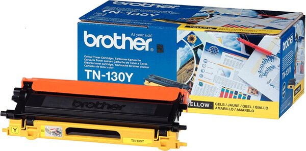 Toner TN-30Y, für Brother Farblaserdrucker, ca. 1.500 Seiten, gelb