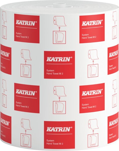 Handtuchrolle Katrin M, 2-lagig, weiß, 20,9 cm x 160 m