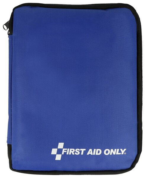 Verbandtasche Erste-Hilfe, wasserabweisende Notfall Nylon-Tasche, 50-teilig, blau