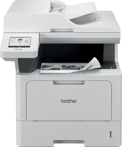 Multifunktionsgerät DCP-L5510DW 3-in-1, DIN A4, Duplexdruck, Druckgeschwindigkeit bis zu 48 Seiten in Farbe+S/W, 1200 x 1200 dpi, 512 MB Speicher, 250 Blatt Kassette, LAN, WLAN, USB 2.0