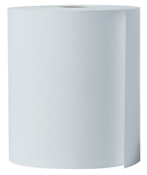 Thermoetikettenrolle 76 mm x 42 m, weiß, nicht klebend, 8 Rollen