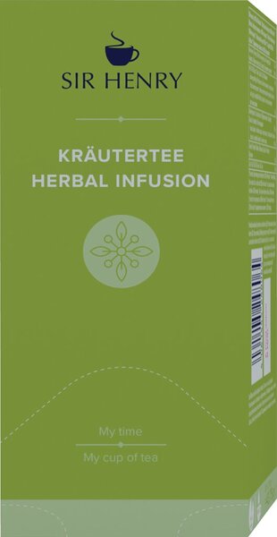 Tee Sir Henry Kräuter, 25 Portionsbeutel á 1,75 g
