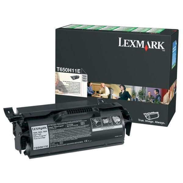 Rückgabe-Druckkassette 0T650H11E, für Lexmark Drucker, ca. 25.000 Seiten, schwarz