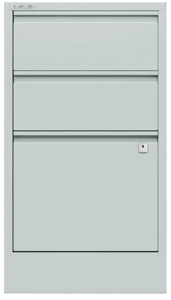 Hängeregistraturschrank Home Filer, 2 Hängeregistratur- / 1 Universal-Schubladen, abschließbar, (HxBxT): 672 x 413 x 400 mm, kardinalrot