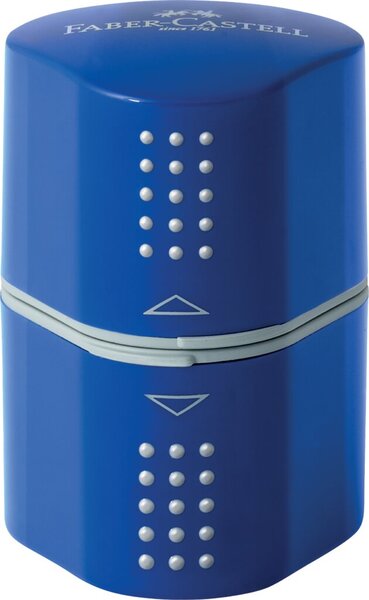 Dreifachspitzdose COLOUR GRIP, 3-Loch, Ø 8 mm + 10 mm, Spitzform spitz-lang, sortiert, brombeere, blau, Display