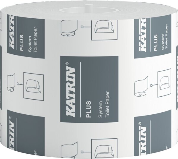 Toilettenpapier Katrin Plus, toilet 800, 2-lagig, hochweiß, 800 Blatt/Rolle, 36 Rollen/Packung