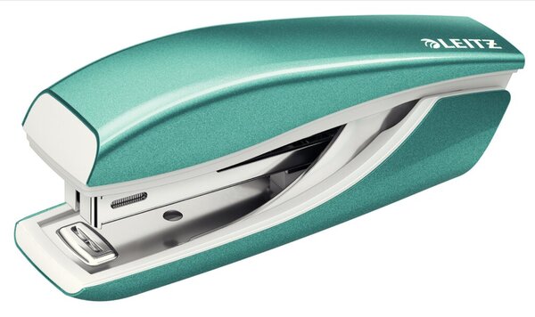 Heftgerät NeXXt WOW Mini Metall, eisblau, Heftleistung 10 Blatt, Heftart geschlossen + nageln, Heftklammerntyp P2 (No.10)