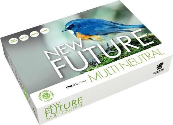 Kopierpapier New Future Multi, DIN A3, 80g/qm, weiß, Weißegrad 164 CIE, holzfrei, Packung à 500 Blatt