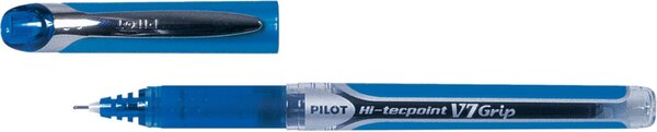 Tintenroller HI-Tecpoint Grip, Strichstärke 0,5 mm, BXGPN-V6, Schreibfarbe blau, Schaftfarbe blau