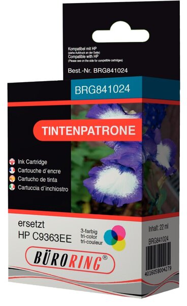 Tintenpatrone, ersetzt HP C9363EE, 3-farbig, ca. 560 Seiten, C/M/Y