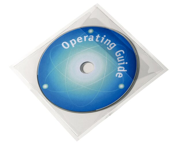 Selbstklebetaschen Pocketfix CD, 127 x 127 mm, selbstklebend, Verschlussklappe, 100 Stück, transparent