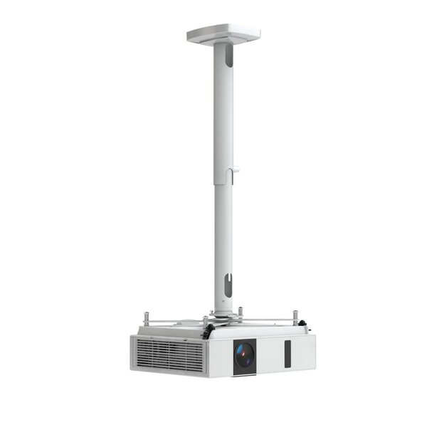 Comfort² 60, Deckenhalterung für Projektoren, Abstand Projektor / Decke stufenlos von 45 - 61 cm, weiß