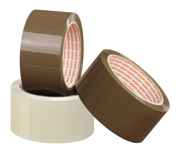 Packband NOPI® Pack Universal, 50 mm x 66 m, transparent, für Kartons bis 15kg
