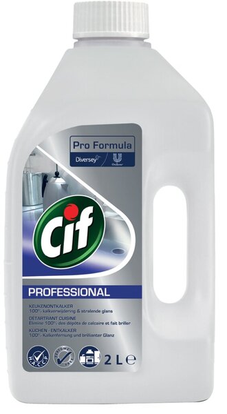 Entkalker Cif Professional, für Küche, Haushalt und Bad, löst Kalkrückstände, 2 Liter
