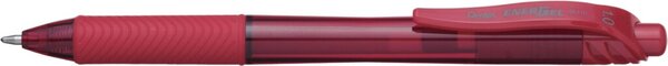 Gelroller EnerGel X, Strichstärke 0,50 mm, Schreibfarbe rot, Schaftfarbe transparentrot