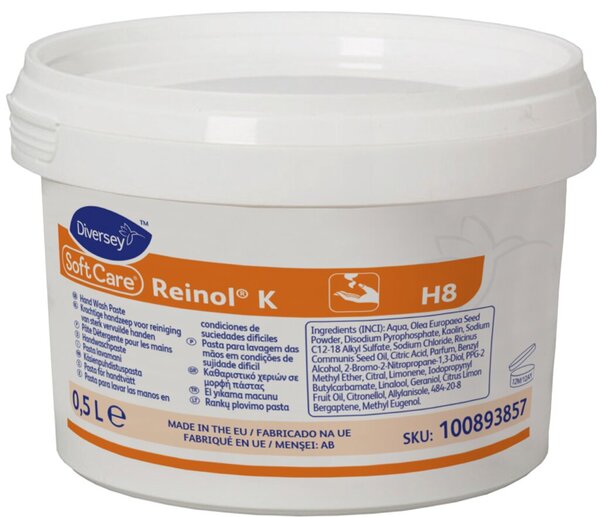 Reinol K Handwaschpaste, für mittlere bis starke Verschmutzungen, 0,5 Liter