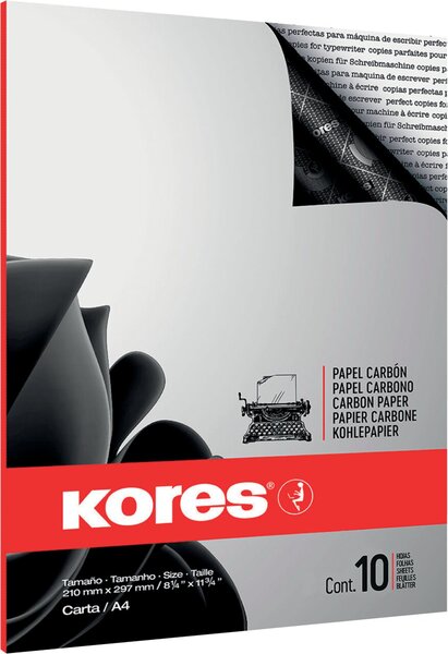 Kohlepapier, DIN A4, schwarz, 10 Blatt