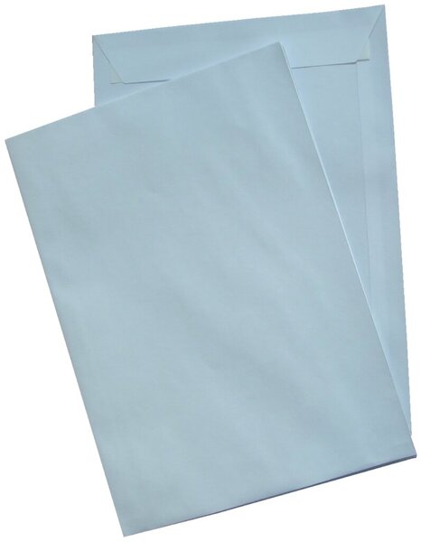 Versandtasche DIN C4, ohne Fenster, haftklebend, 120g/qm, weiß, Offset, 250 Stück