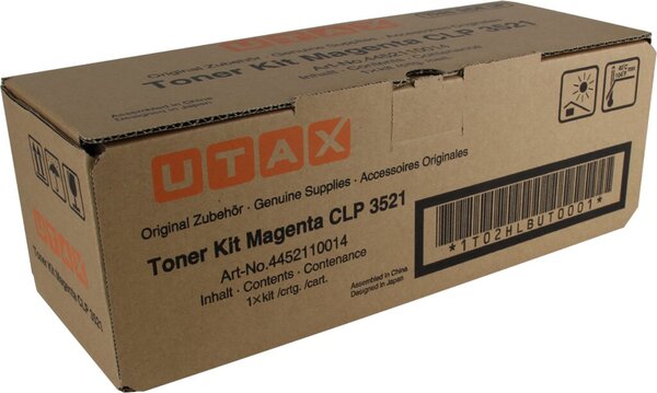 Toner für CLP3521, für Utax Drucker, ca. 4.000 Seiten, magenta