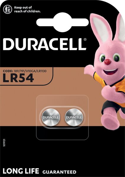 Knopfzelle, Alkaline, Electronics, LR54, V10GA, 1.5V, 1er Blister