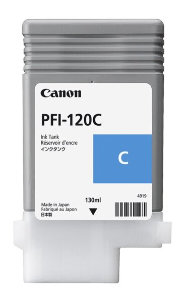 Tinte PFI-120C, für Canon Drucker, 130 ml, cyan