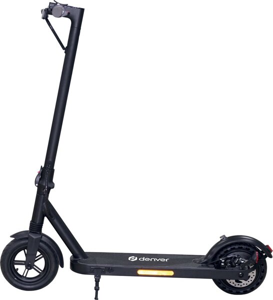 E-Scooter mit Alurahmen SEL-85360 schwarz, bis 20 km/h, faltbar, 350 W Motor, Luftreifen vorne Honeycomb Reifen hinten