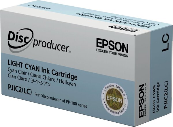 Tintenpatrone PJIC2, für Epson Drucker, 31,5 ml, hell cyan