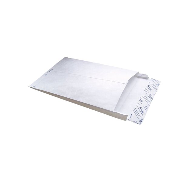 Tyvek Faltentasche, DIN B4, ohne Fenster, Haftklebung, Spitzboden, 40 mm Falte, 70g/qm, 100 Stück