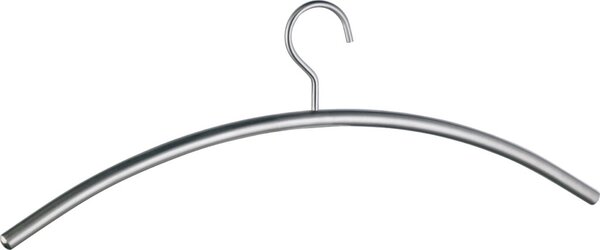 Kleiderbügel Metall, silber, Maße 425 x 15 x 155 mm
