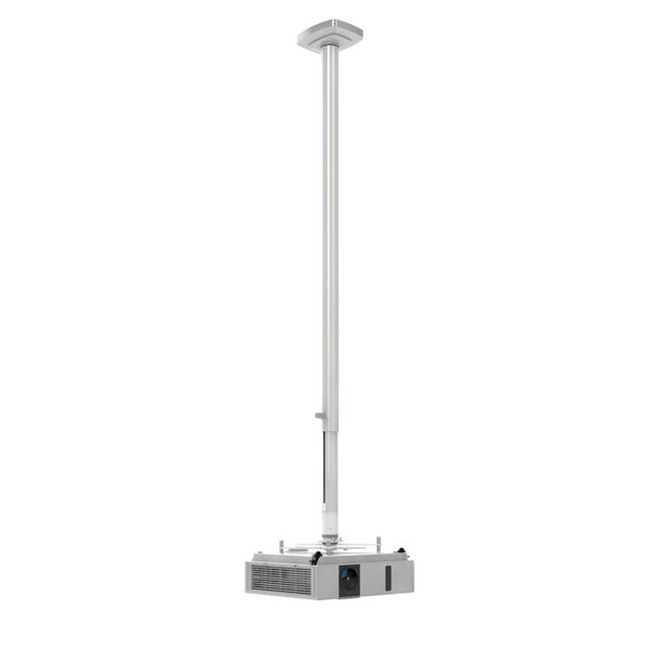 Comfort² 150, Deckenhalterung für Projektoren, Abstand Projektor / Decke stufenlos von 105 - 150 cm, weiß