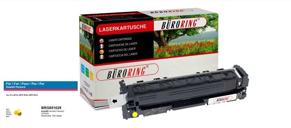 Toner, ersetzt HP CF532A, ca. 900 Seiten, gelb