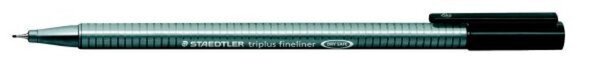 Fineliner triplus®, Strichstärke 0,3 mm, Schreibfarbe schwarz, Dreikantschaft