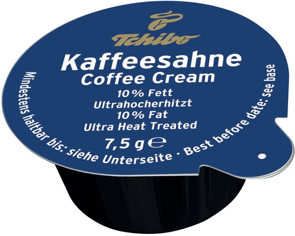 Kaffeesahne, 10 % Fett, Kunststoffportion, 1 Karton mit 240 Döschen