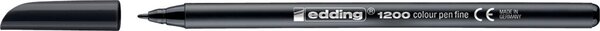 Fasermaler colour pen, Strichstärke 1 mm, schwarz
