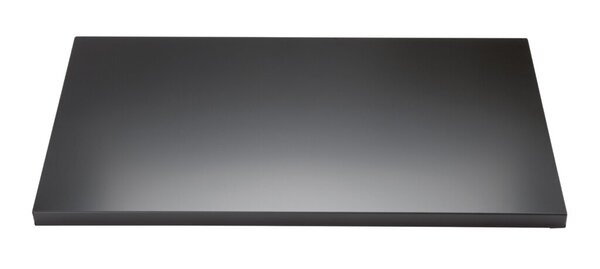 Fachboden mit Lateralhängevorrichtung für EuroTambour, Farbe schwarz, Maße (HxBxT): 27 x 716 x 380 mm