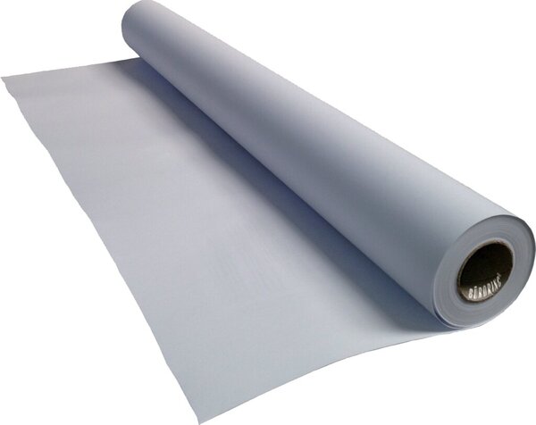Plotter LFP Papier, 610 mm x 50 m, 80g/qm, weiß, für schwarz-weiß Drucke, opak weiß, veredelte Oberfläche