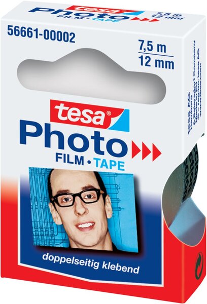 Photo Film, doppelseitig, permanent, starker Halt,für Handabroller geeignet, transparent